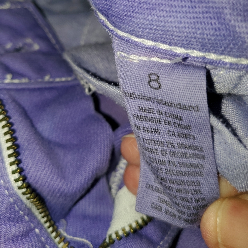 American Eagle Outfitters Lavender Stretch Pants - Picture 3 of 3